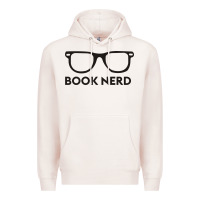Pale Pink book nerd Premium Hoodie - artisFamous