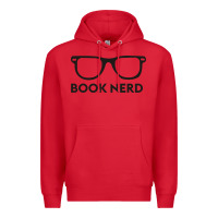 Red book nerd Premium Hoodie - artisFamous