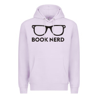 Lilac book nerd Premium Hoodie - artisFamous