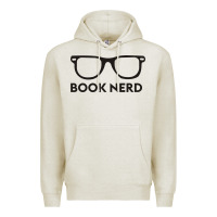 Oatmeal Heather book nerd Premium Hoodie - artisFamous