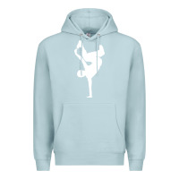 Blue Mist breakdancer Premium Hoodie - artisFamous