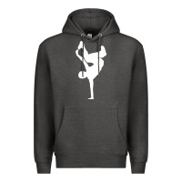 Charcoal Heather breakdancer Premium Hoodie - artisFamous