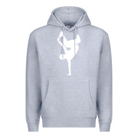 Heather Grey breakdancer Premium Hoodie - artisFamous