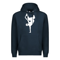 Navy breakdancer Premium Hoodie - artisFamous
