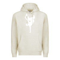 Oatmeal Heather breakdancer Premium Hoodie - artisFamous
