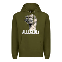 Army Green letterkenny allegedly ostrich funny Premium Hoodie - artisFamous