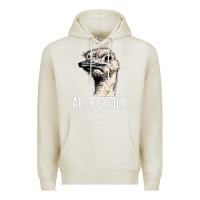 Oatmeal Heather letterkenny allegedly ostrich funny Premium Hoodie - artisFamous