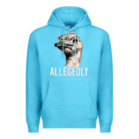 Ocean Blue letterkenny allegedly ostrich funny Premium Hoodie - artisFamous