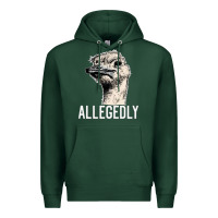 Sports Green letterkenny allegedly ostrich funny Premium Hoodie - artisFamous