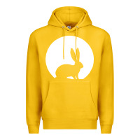 Lemon bunny and full moon funny Premium Hoodie - artisFamous