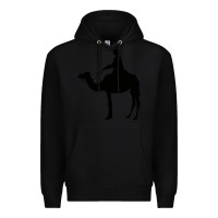 Black camel rider Premium Hoodie - artisFamous