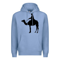 Colony Blue camel rider Premium Hoodie - artisFamous