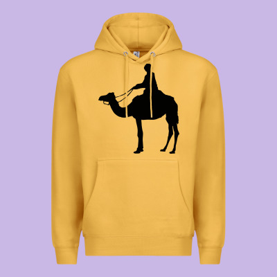 Camel Rider Premium Hoodie Designed By Artisfamous