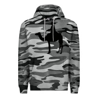 Slate Camo camel rider Premium Hoodie - artisFamous