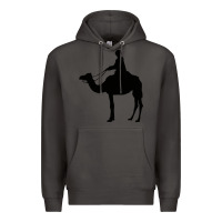 Smoke camel rider Premium Hoodie - artisFamous