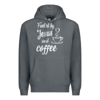 Rock Fueled by jesus and coffee Premium Hoodie - artisFamous