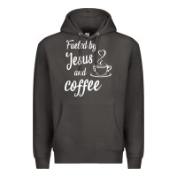 Smoke Fueled by jesus and coffee Premium Hoodie - artisFamous