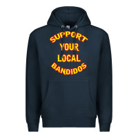 Navy bandidos support your local texas Premium Hoodie - artisFamous
