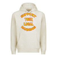 Oatmeal Heather bandidos support your local texas Premium Hoodie - artisFamous