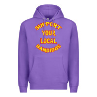 Purple bandidos support your local texas Premium Hoodie - artisFamous