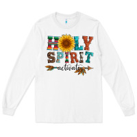 White holy spirit activate Long Sleeve Tee - Artiststas