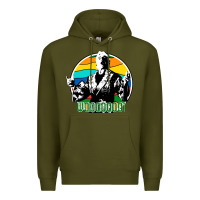 Army Green woooo ric flair Premium Hoodie - artisFamous