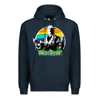 Navy woooo ric flair Premium Hoodie - artisFamous