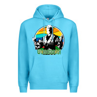 Ocean Blue woooo ric flair Premium Hoodie - artisFamous
