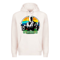 Pale Pink woooo ric flair Premium Hoodie - artisFamous