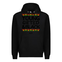 Black young gifted and black african american men Premium Hoodie - artisFamous