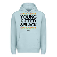 Blue Mist young gifted and black african american men Premium Hoodie - artisFamous