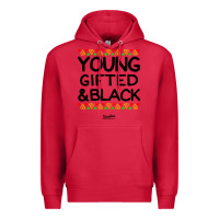 Cardinal young gifted and black african american men Premium Hoodie - artisFamous