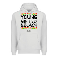 Dove Grey young gifted and black african american men Premium Hoodie - artisFamous