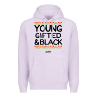 Lilac young gifted and black african american men Premium Hoodie - artisFamous
