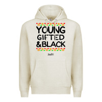 Oatmeal Heather young gifted and black african american men Premium Hoodie - artisFamous