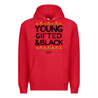 Red young gifted and black african american men Premium Hoodie - artisFamous