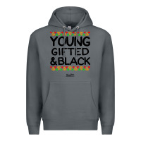 Rock young gifted and black african american men Premium Hoodie - artisFamous