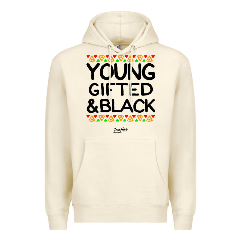 Young Gifted And Black African American Men Premium Hoodie by artisFamous | Teevron