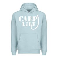Blue Mist carp life funny fish fishing Premium Hoodie - artisFamous