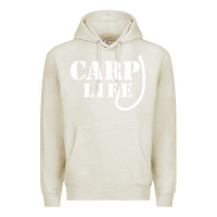 Oatmeal Heather carp life funny fish fishing Premium Hoodie - artisFamous