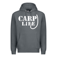 Rock carp life funny fish fishing Premium Hoodie - artisFamous