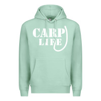 Seafoam carp life funny fish fishing Premium Hoodie - artisFamous