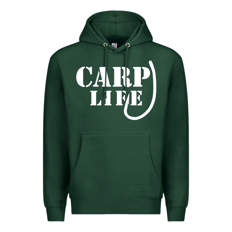 Carp Life Funny Fish Fishing Premium Hoodie by artisFamous | Teevron