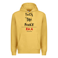 Antique Gold fck tha police Premium Hoodie - artisFamous