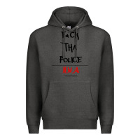 Charcoal Heather fck tha police Premium Hoodie - artisFamous