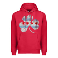 Cardinal irish chicago flag shamrock Premium Hoodie - artisFamous