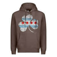 Coffee irish chicago flag shamrock Premium Hoodie - artisFamous