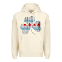Sandshell irish chicago flag shamrock Premium Hoodie - artisFamous