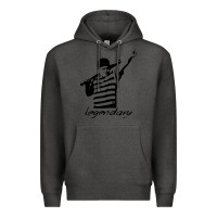 Charcoal Heather legendary hambino Premium Hoodie - artisFamous