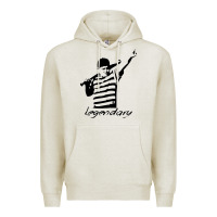 Oatmeal Heather legendary hambino Premium Hoodie - artisFamous